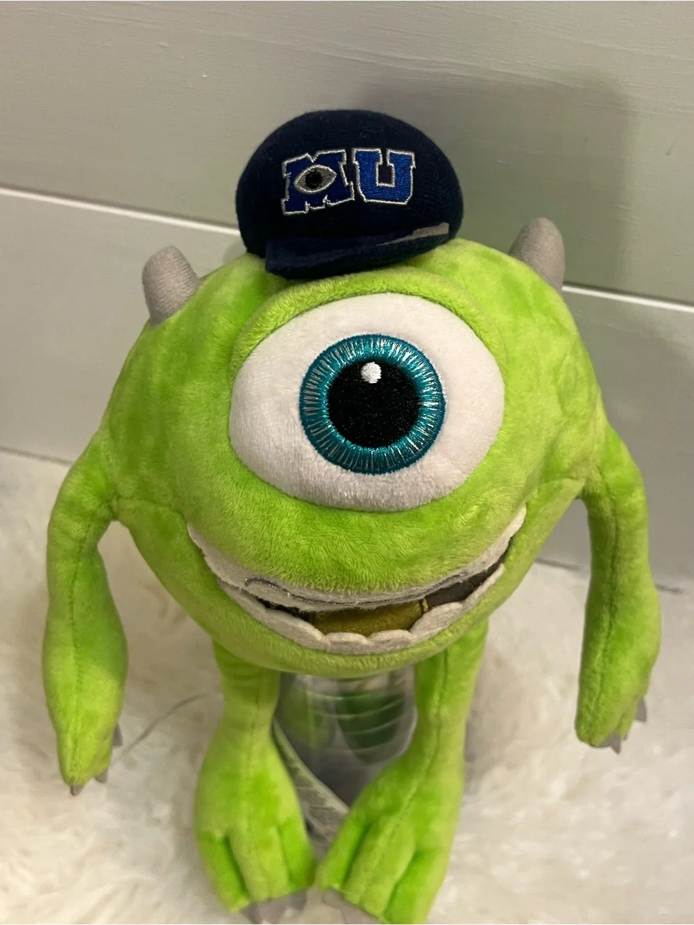 Monsters University Mike Wazowski Disney Pixar Plush - Green stuffed animal